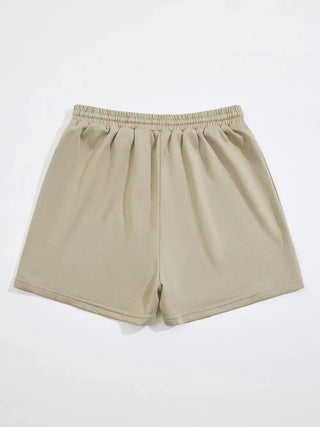 Drawstring Waist Shorts